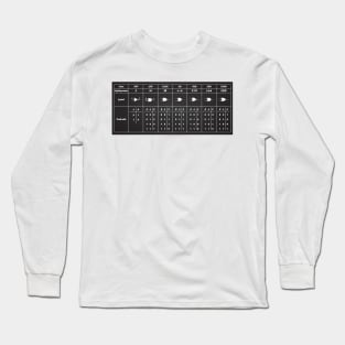 Logic Gate Symbols Long Sleeve T-Shirt